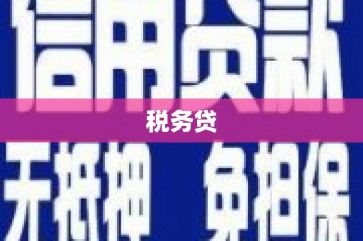 西乌旗税务贷