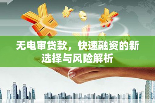 西乌旗无电审贷款，快速融资的新选择与风险解析