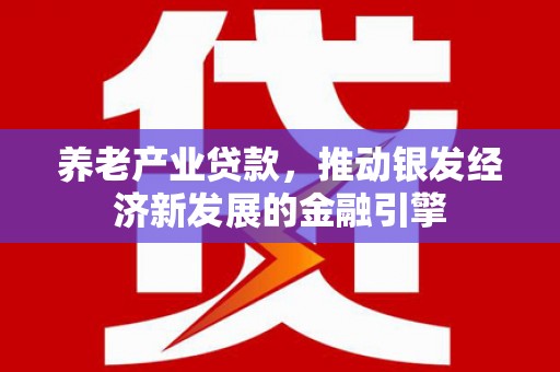 西乌旗养老产业贷款，推动银发经济新发展的金融引擎