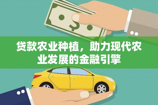 西乌旗贷款农业种植，助力现代农业发展的金融引擎