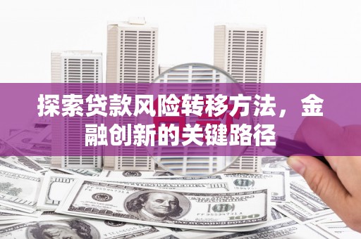 西乌旗探索贷款风险转移方法，金融创新的关键路径
